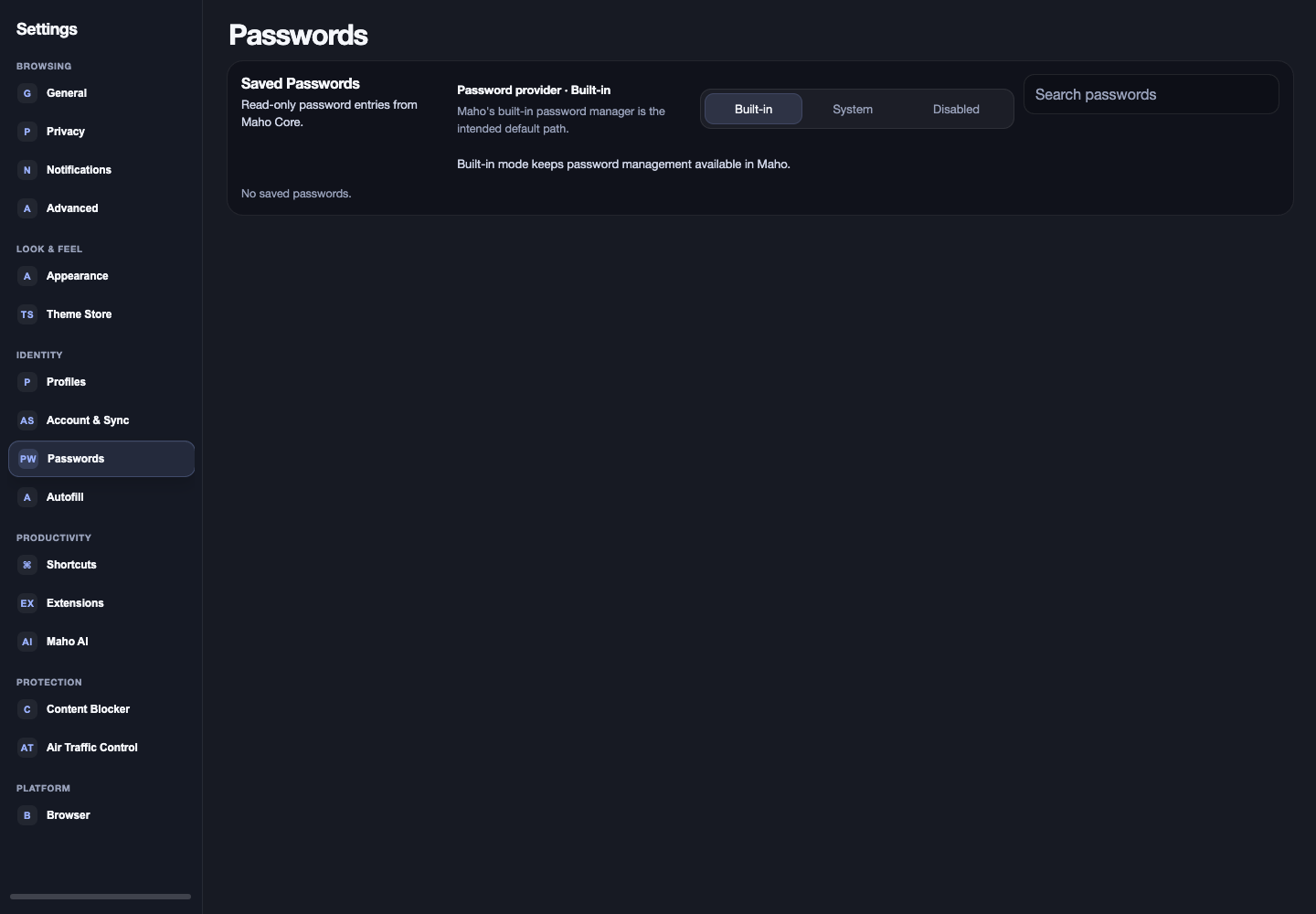 Secure & Private Password Management